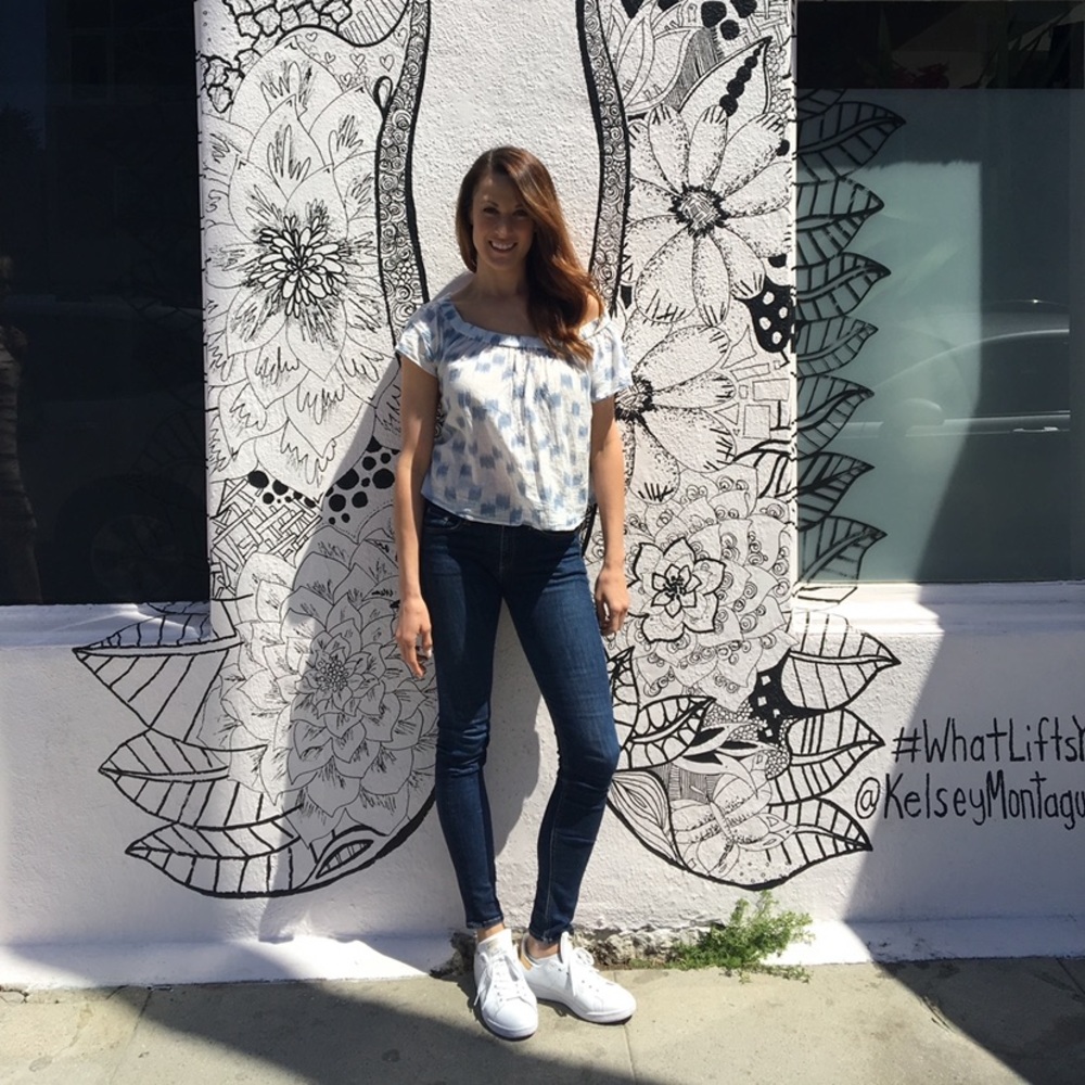 Lou and Grey off the shoulder top